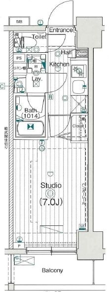 ガーラ・リバースクエア横濱南の物件間取画像