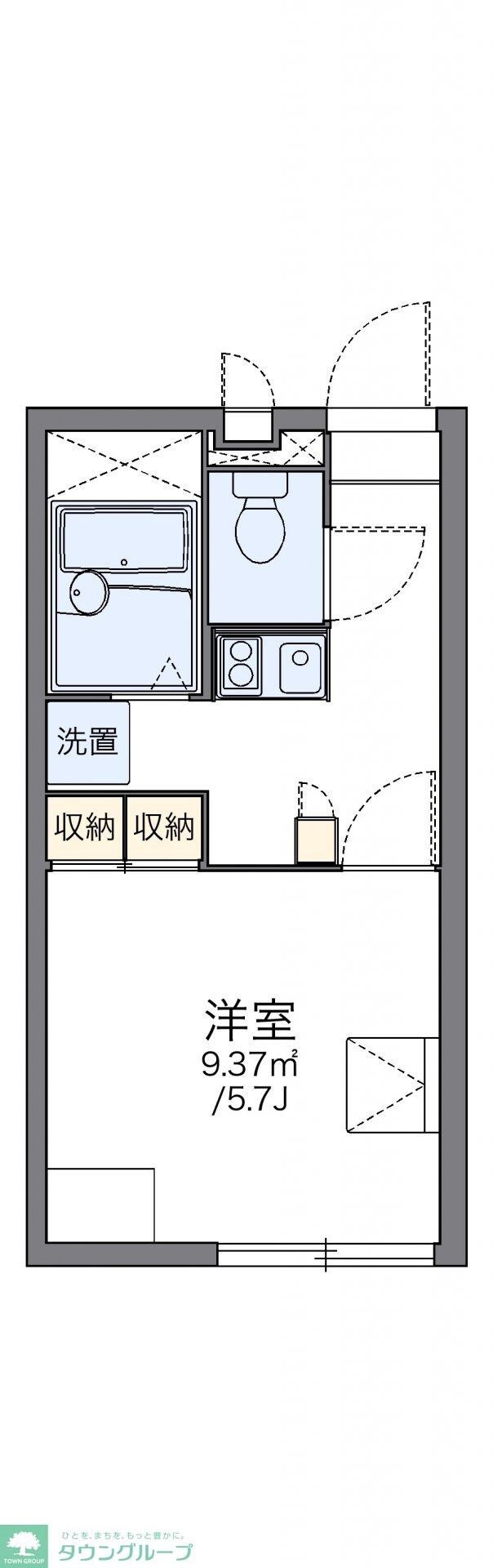 レオパレスHINOの物件間取画像
