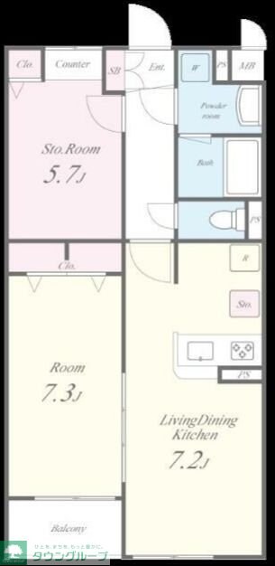 T annexの物件間取画像