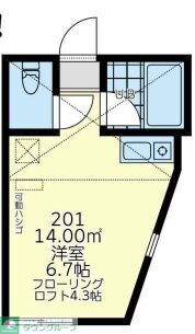 ユナイト八景アルザス・ロレーヌの物件間取画像