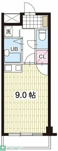 ミラクルイン横浜の物件間取画像