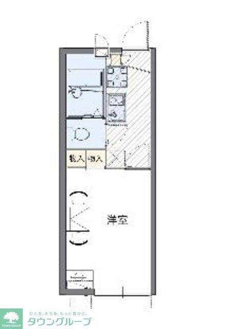 レオパレスフラワーIIIの物件間取画像