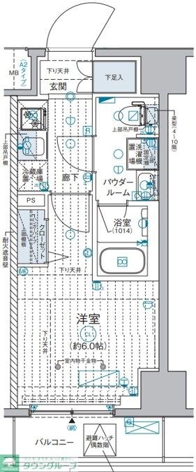 GENOVIA西横浜の物件間取画像