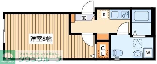 ベルヴィ鶴間の物件間取画像