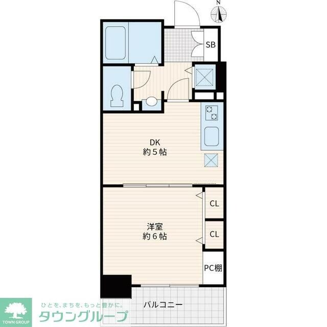 オーヴェスト横浜の物件間取画像