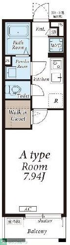 グレイス大和の物件間取画像