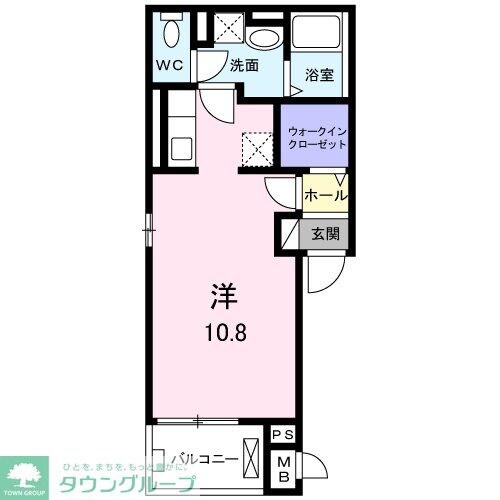 カームシティYASUDA Vの物件間取画像