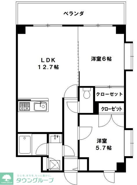 エスポワール保土ヶ谷の物件間取画像