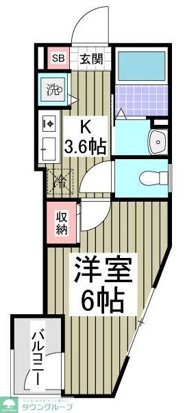 リポス瀬谷C棟の物件間取画像