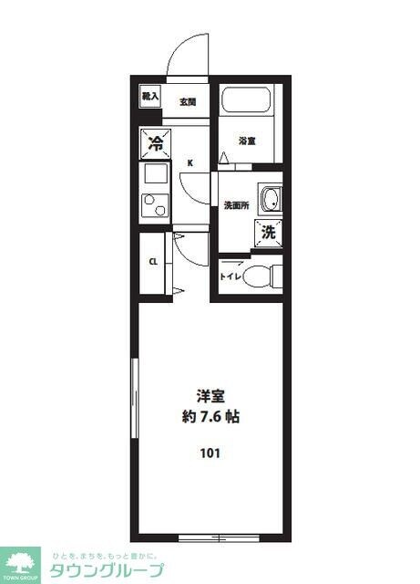ブランシェつきみ野の物件間取画像