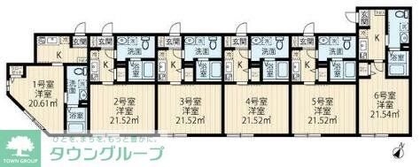 アベニール大和の物件間取画像