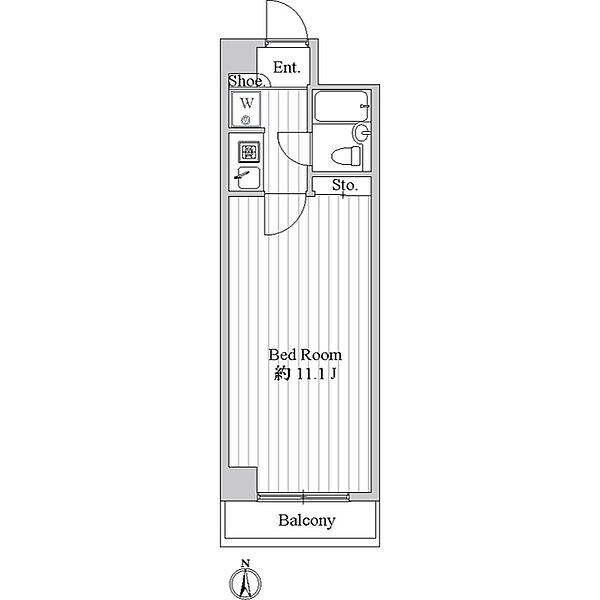 シーサイドビラ鵠沼の物件間取画像