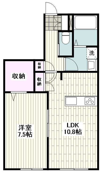 ラフィネ湘南の物件間取画像