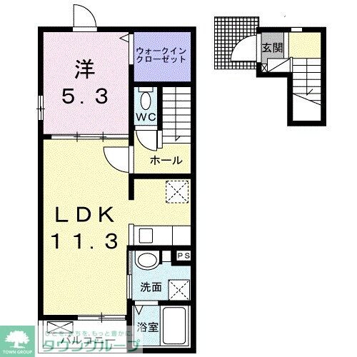 セスト湘南の物件間取画像