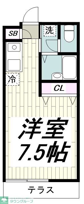 プレシード上倉田の物件間取画像
