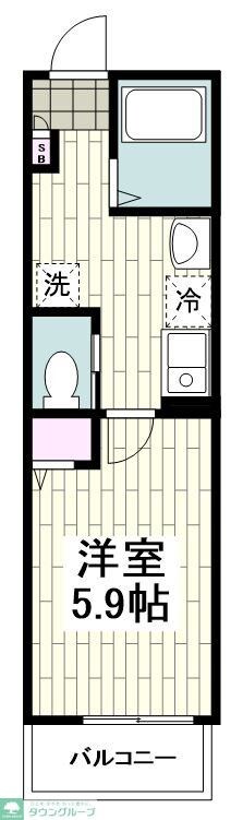 MELDIA Petia渋谷の物件間取画像