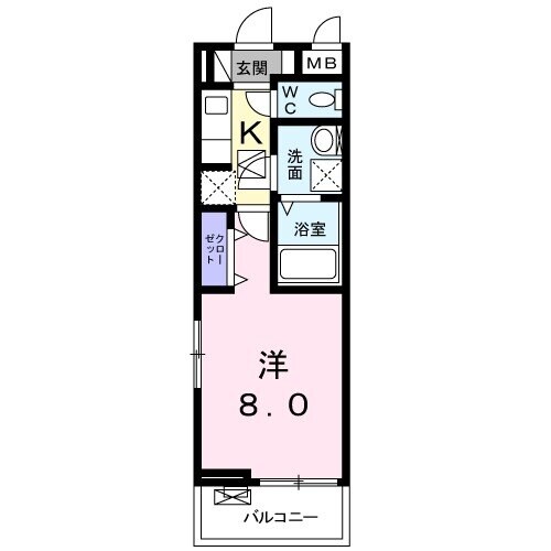 ボニート パンセの物件間取画像