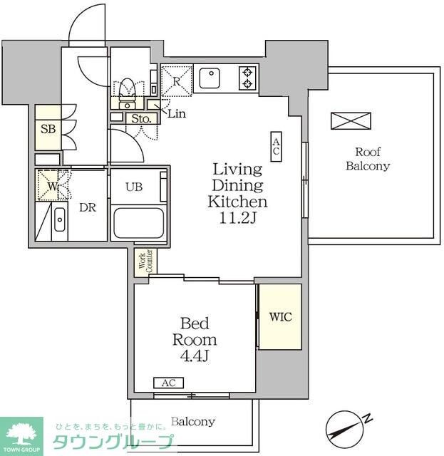 ザ・パークハビオ大森山王の物件間取画像