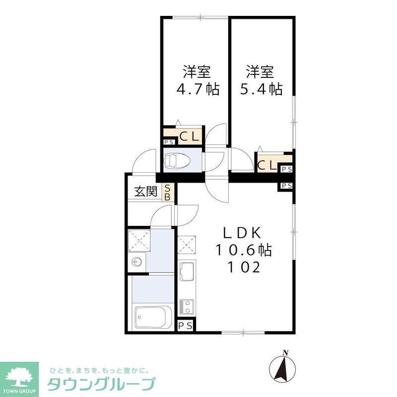 グラシア・ベイ大森の物件間取画像