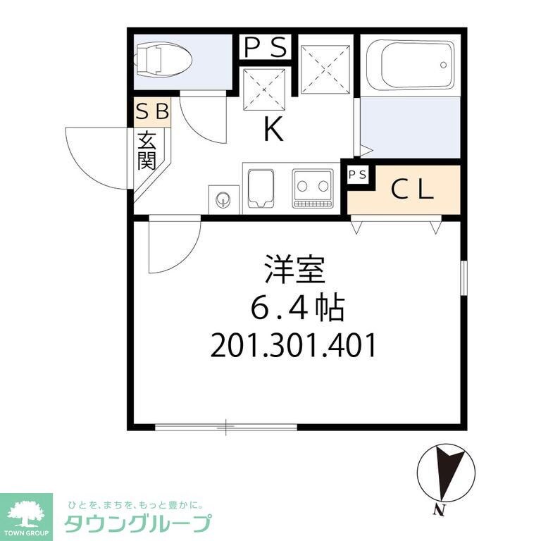 グラシア・ベイ大森の物件間取画像