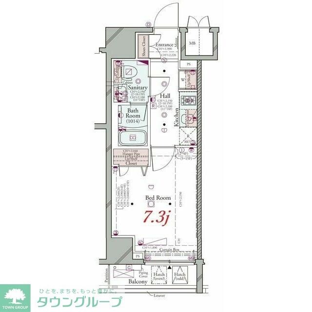 コンシェリア KAWASAKI MASTER’S VILLAの物件間取画像