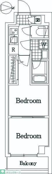 ラフィスタ蒲田南IIの物件間取画像