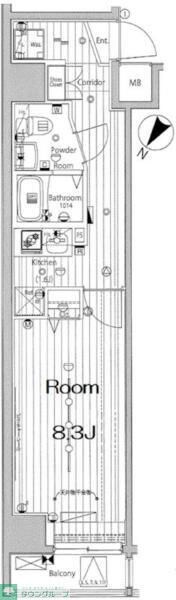 メイクスデザイン川崎IIIの物件間取画像