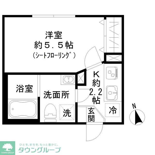 STRIPES東大井の物件間取画像