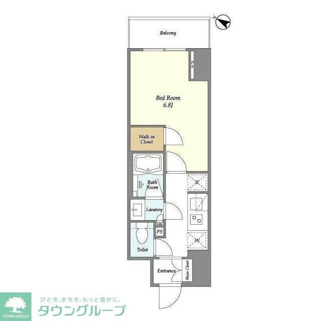 ドゥーエ横濱鶴見の物件間取画像