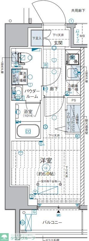 GENOVIA西横浜の物件間取画像