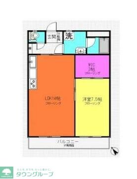 千草台谷本マンションの物件間取画像