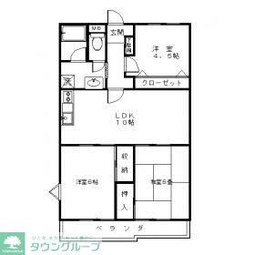 プレシールハイムの物件間取画像