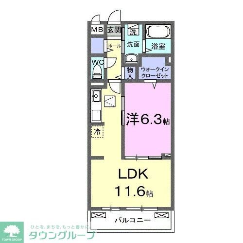 グランツ ヴァルトの物件間取画像