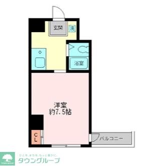あざみ野第5エステービルの物件間取画像