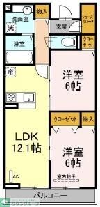 ゼフィールの物件間取画像