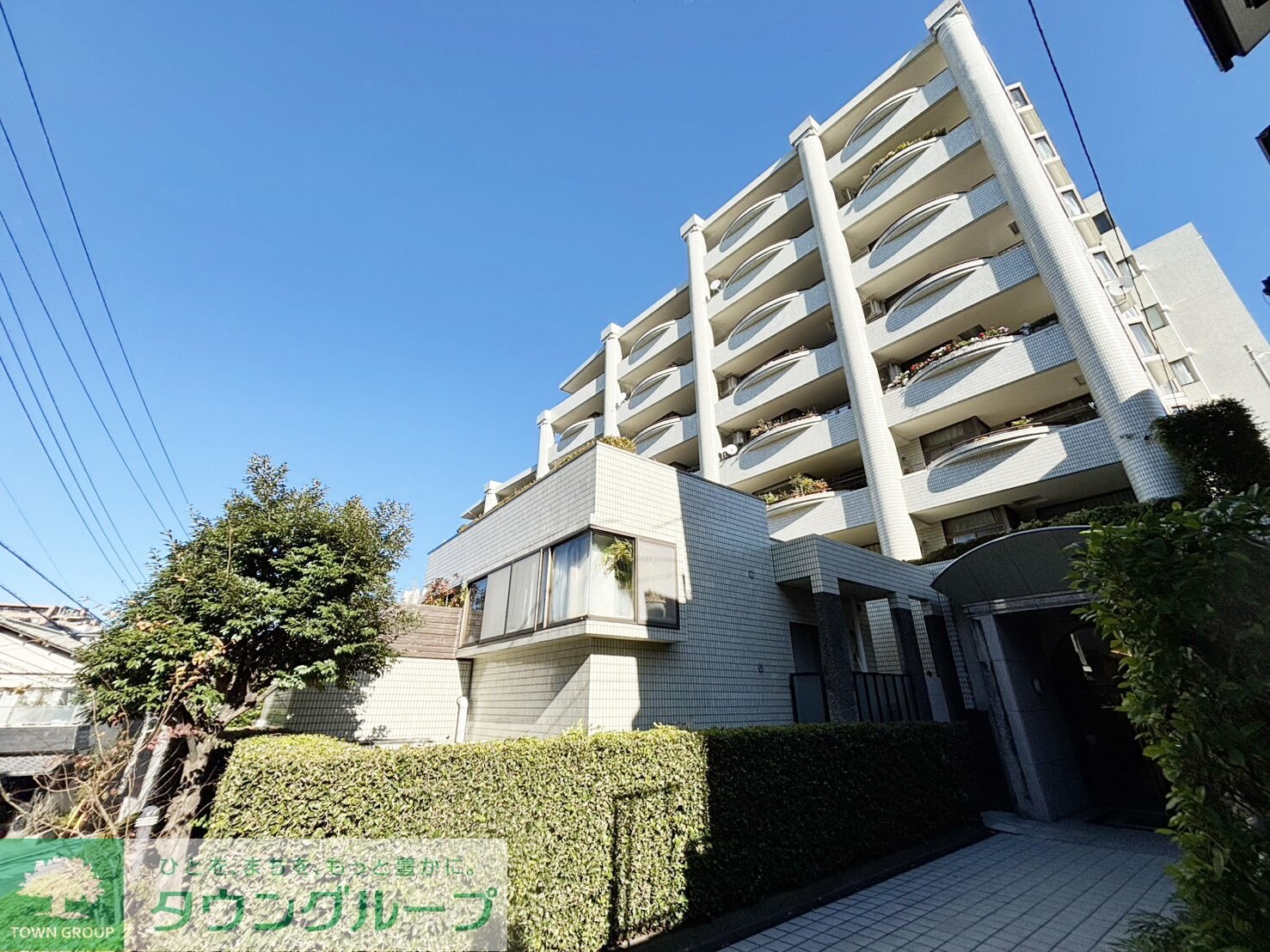 たまプラーザスカイマンションの物件外観写真