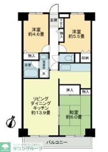 ビューハイツ高山の物件間取画像