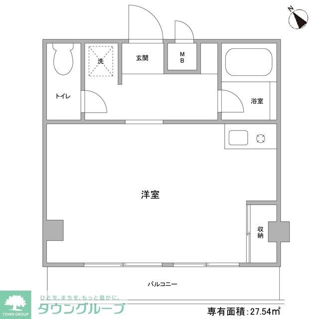 江田パークサイドマンションの物件間取画像