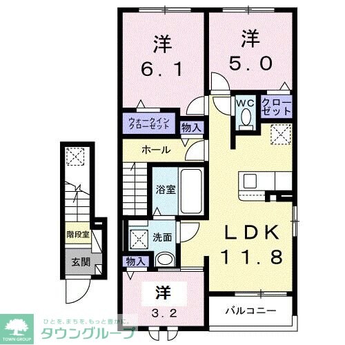 メゾンヴェール高田の物件間取画像