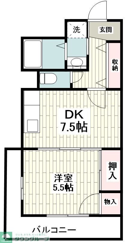 アーバンクレールソシアの物件間取画像