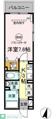セジュールAOBAボヌールの物件間取画像