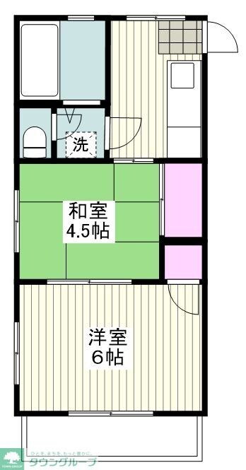 第2コーポミキの物件間取画像