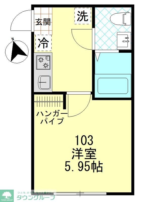 バーンサヌーク杉田の物件間取画像