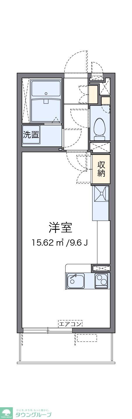 ミランダブルーアゼリアの物件間取画像