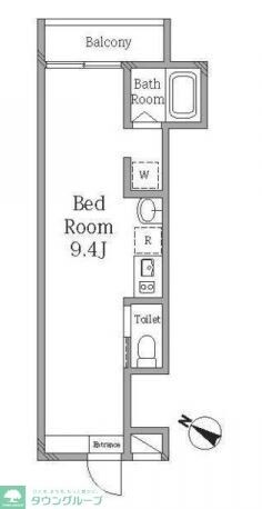 MQuarto江田の物件間取画像