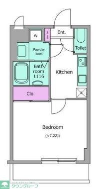 LOC’S KIKUNAの物件間取画像