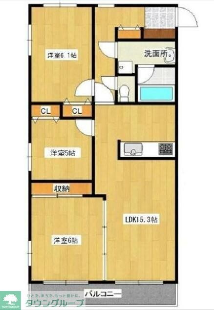 プライム藤が丘の物件間取画像