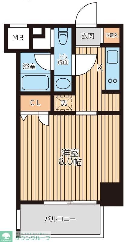 レジディア新横浜の物件間取画像