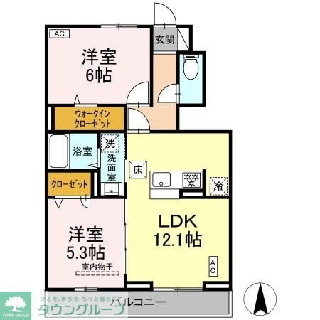 Bell runの物件間取画像