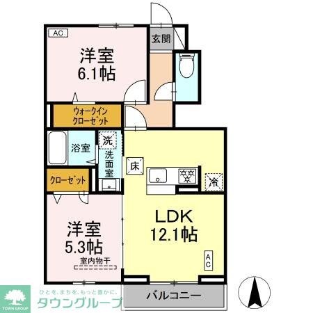 Bell runの物件間取画像